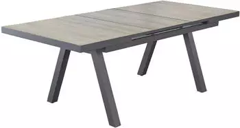 LC Home Komido Ausziehtisch 160/210 x 100 cm Aluminium Keramik natur (199536)