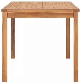 vidaXL Garten-Esstisch 140x80x77 cm Teak Massivholz