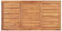 vidaXL Garten-Esstisch 160x80x77 cm Massivholz Teak