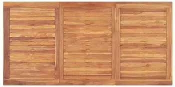 vidaXL Garten-Esstisch 160x80x77 cm Teak Massivholz