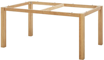 Diamond Garden Tisch San Marino, Premium Teak Natur/3 Planken, Recycled Teak Natur, 160 x 100 cm