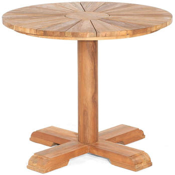 SonnenPartner Tisch Solis, Old Teak, Ø 90 cm