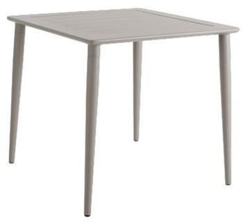 Brafab Tisch NIMES 78x78 cm, Aluminium Khaki (3107-21)