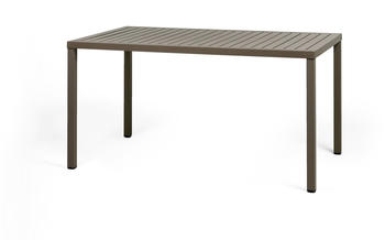 Nardi Cube Gartentisch 140x80cm Aluminium Tabacco