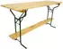 DEGAMO Biertisch Bamberg klappbar 220x70x110cm Metall/Kiefer lackiert