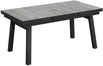 bellavista Home & Garden Sydney Gartentisch ausziebar 160/210 x 90 x 75 cm Aluminium anthrazit (107789)