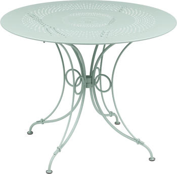 Fermob 1900 Beistelltisch f&uuml;r Garten gletscherminze &Oslash; 96 cm Stahl gletscherminze