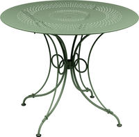 Fermob 1900 Tisch Stahl &Oslash; 96 CM - Grau