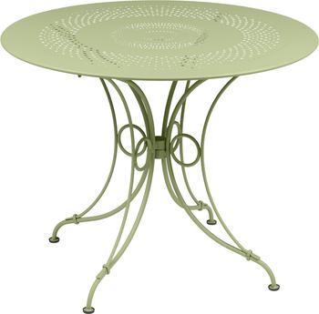 Fermob 1900 Beistelltisch f&uuml;r Garten &Oslash; 96 cm Stahl lindgr&uuml;n
