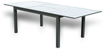 Home Deluxe CASA MADERA ausziehbar 160/240x100cm grau