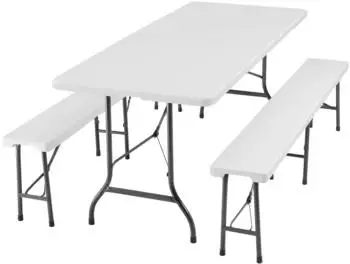 TecTake 3-teiliges Gartenmöbel Set