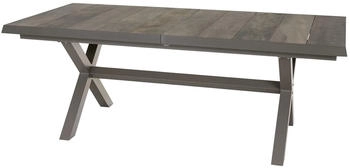 Siena Garden Sincro Ausziehtisch 200/260x100cm Keramik washed-grey (S83270)