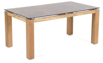SonnenPartner Tisch Base, Old Teak, 160 x 90 cm, Tischplatte Select, Old Teak gewachst