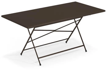 Emu Group Spa Klapptisch ARC EN CIEL 160 x 80 cm Stahl indischbraun