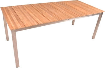 Garden Pleasure Dallas 90x200cm Teakholz beige