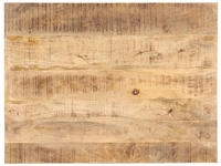 vidaXL Tischplatte Massivholz Mango 25-27 mm 90x60 cm