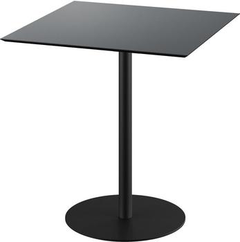 Veba Terrassentisch Urban eckig Edelstahl HPL 70x70x73,2cm schwarz