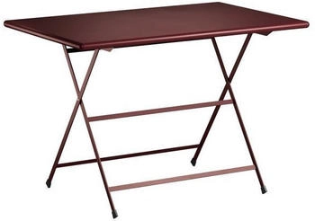 Emu Group Spa Arc en Ciel Klapptisch 110x70cm Stahl Rot