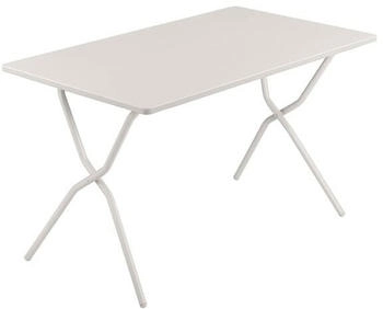 Lafuma Balcony Klapptisch 70x120cm Stahl Wei&szlig;