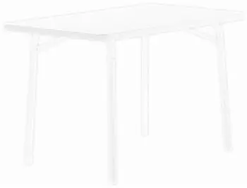 Sieger Klapptisch 115 x 70 cm weiß (Typ 120-W)