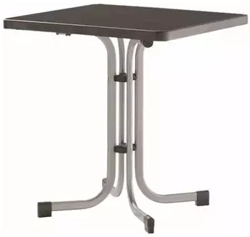 Sieger Boulevard Klapptisch 70x70cm Stahl/Mecalit graphit/anthrazit (231-A)