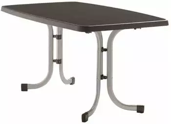 Sieger Boulevard Klapptisch 150x90cm Stahl/Mecalit graphit/anthrazit (253-A)