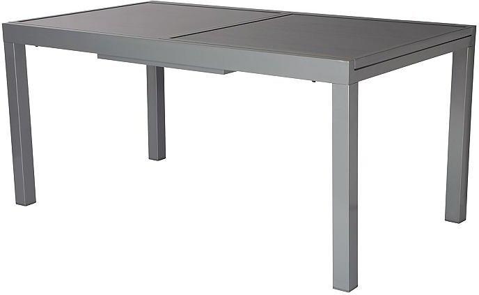 Merxx Amalfi Ausziehtisch 140180 x 90 cm (Alu/Glas) Test TOP Angebote