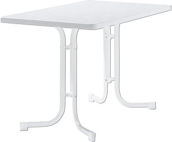 Sieger Boulevard Klapptisch 115x70cm Stahl/Mecalit weiß (133-W)