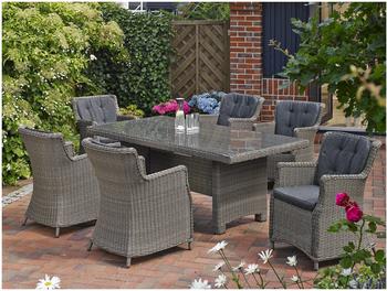 Destiny Gartentisch Luna 200 x 100 cm grau