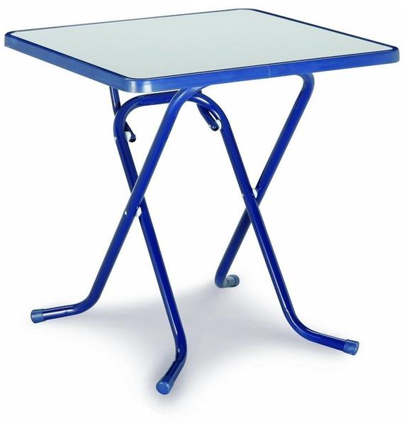 Best Freizeitmöbel Best Primo Scherenklapptisch 67x67cm quadratisch blau (26527020)