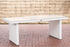 CLP Avignon Polyrattan Tisch 200x90cm weiß