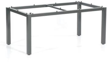SonnenPartner Tisch Base, Aluminium anthrazit, 160 x 90 cm, Tischplatte Compact, HPL, Eiche sägerau