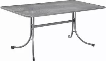 MWH Das Original Universal Gartentisch 160 x 90 x 74 cm eisengrau
