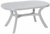Best Kansas Tisch oval 145x95cm weiß
