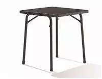 SIEGER 211/G, Sieger 211/G Klapptisch &Uuml;-B&uuml;gel 70x70 cm, eisengrau