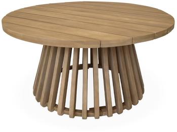 sweeek Wooden garden coffee table 80 x 80 x 74 cm Brown