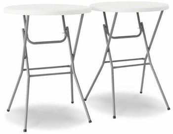 sweeek Gala high folding garden table 80 x 110 cm White