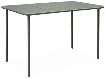 sweeek Amelia garden table for 4 people 120 x 70 cm Savane