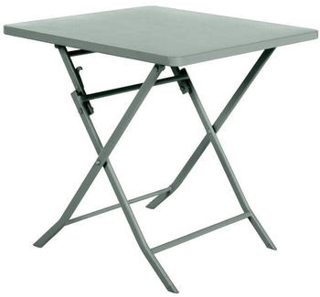 Hespéride Greensboro square folding garden table 70 x 70 x 71 cm Olive green