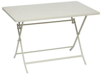 Hespéride Greensboro rectangular folding garden table 110 x 70 x 71 cm Clay