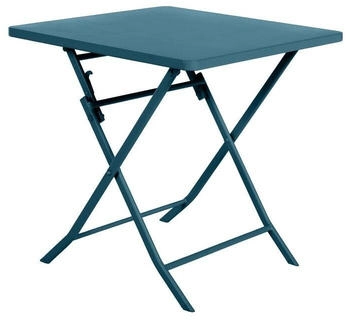 Hespéride Greensboro square folding garden table 70 x 70 x 71 cm Duck blue