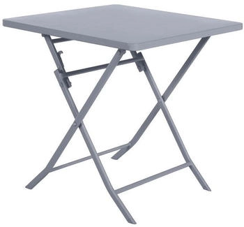 Hespéride Greensboro square folding garden table 70 x 70 x 71 cm Quartz grey