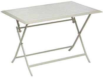 Hespéride Azua folding garden table 110 x 71 x 71 cm Clay