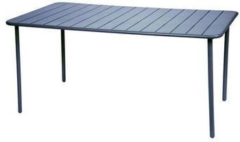 sweeek Amelia steel garden table for 6 to 8 people Navy