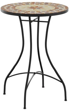 vidaXL Mosaic bistro table 50 x 70 cm ceramic terracotta/white (4003402)