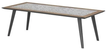 Hespéride Lambada ceramic garden table 213 x 92 x 74 cm