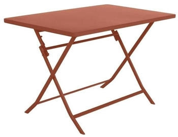 Hespéride Greensboro rectangular folding garden table 110 x 70 x 71 cm Amber