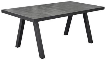LC Home Keramo Gartentisch 200x100cm Aluminium/Keramik Dunkelgrau