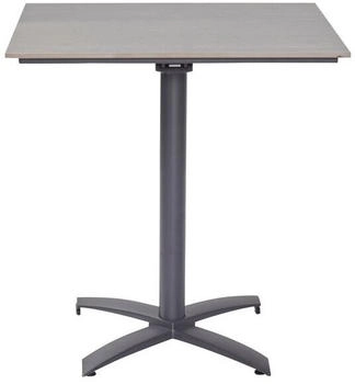 LC Home Diwo Klapptisch 70x70cm Aluminium/Sinterstein Dunkelgrau