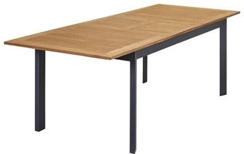 LC Home Unicamo Ausziehtisch 180/240x90cm Aluminium/Teak Natur